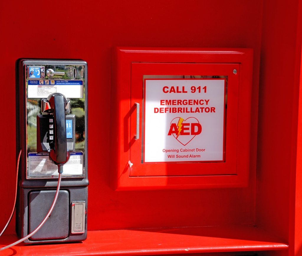 an aed onsite at a business